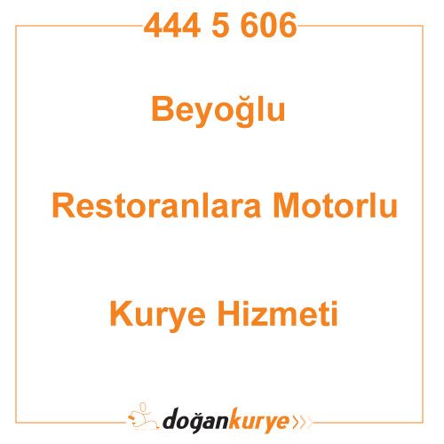 Beyoğlu Restoranlara Motorlu Kurye Kiralama