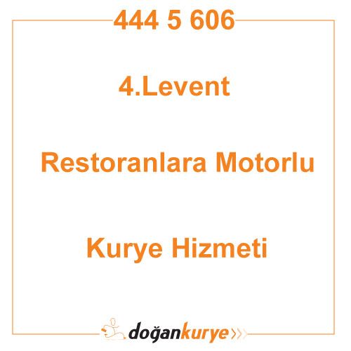 4.Levent Restoranlara Motorlu Kurye Kiralama